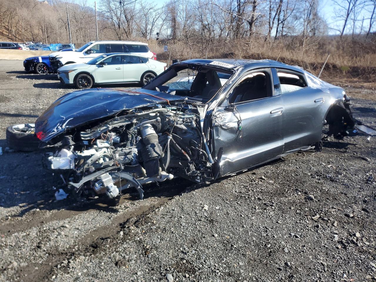 2020 Porsche Taycan Turbo, VIN WP0AC2Y19LSA72248 — Rollover