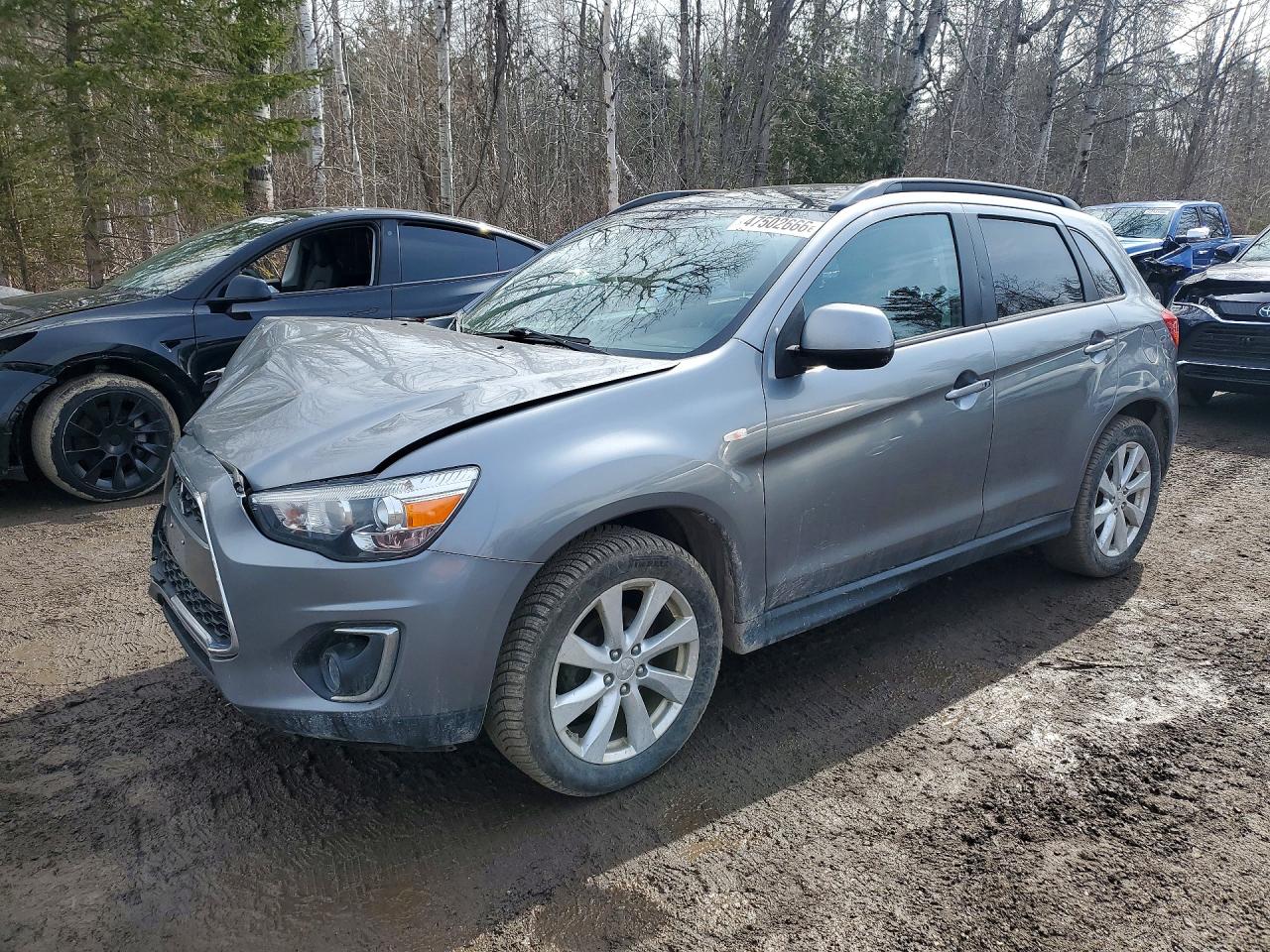 2014 Mitsubishi Outlander Sport GT, VIN 4A4AJ4AU4EE601876 — Front end