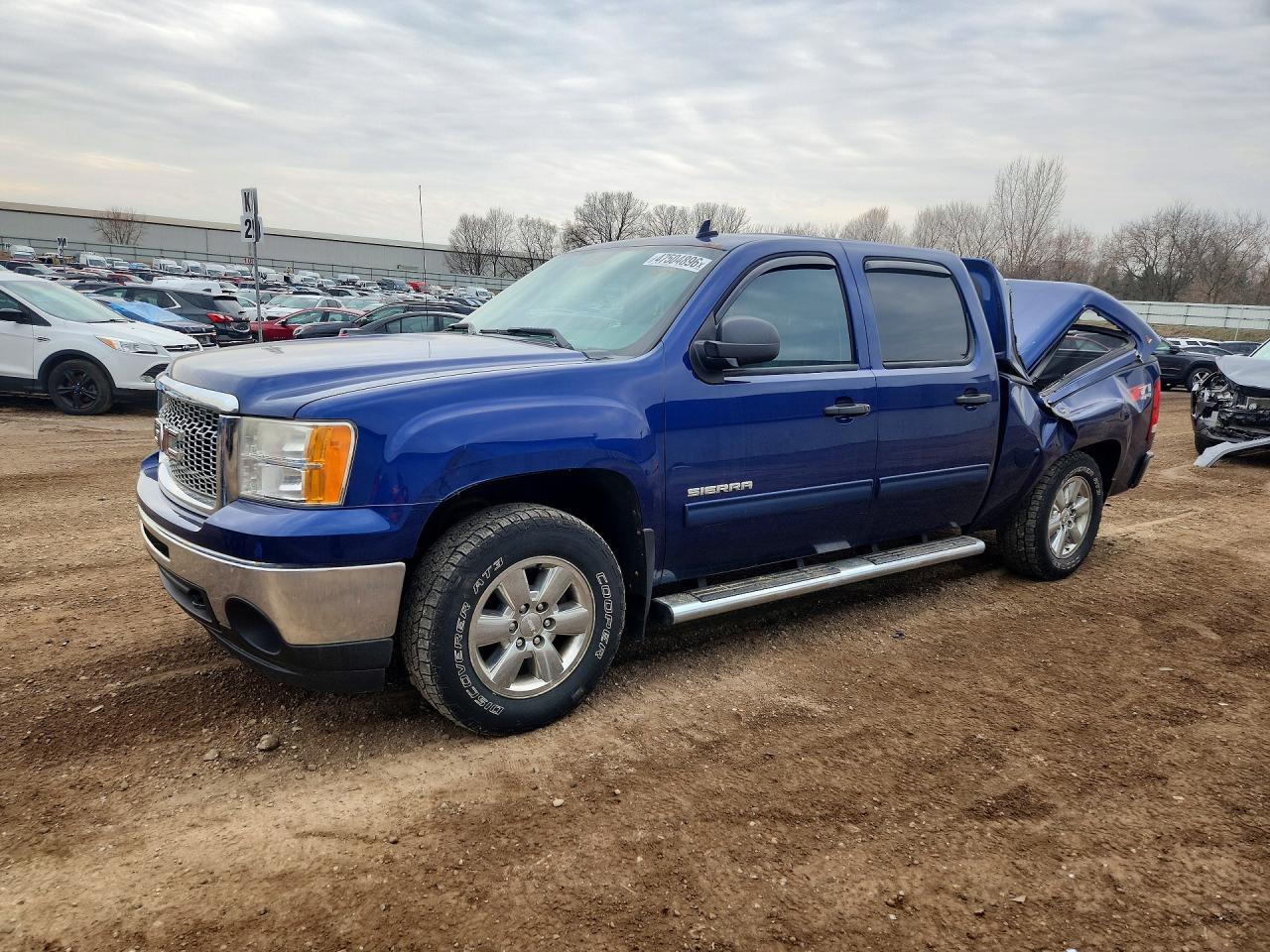 2013 GMC Sierra 1500 SLE, VIN 3GTP2VE71DG183311 — Roof