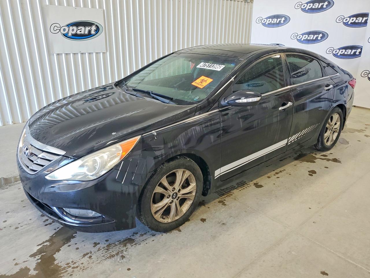 2013 Hyundai Sonata Limited, VIN 5NPEC4AC7DH621399 — Prior damage history