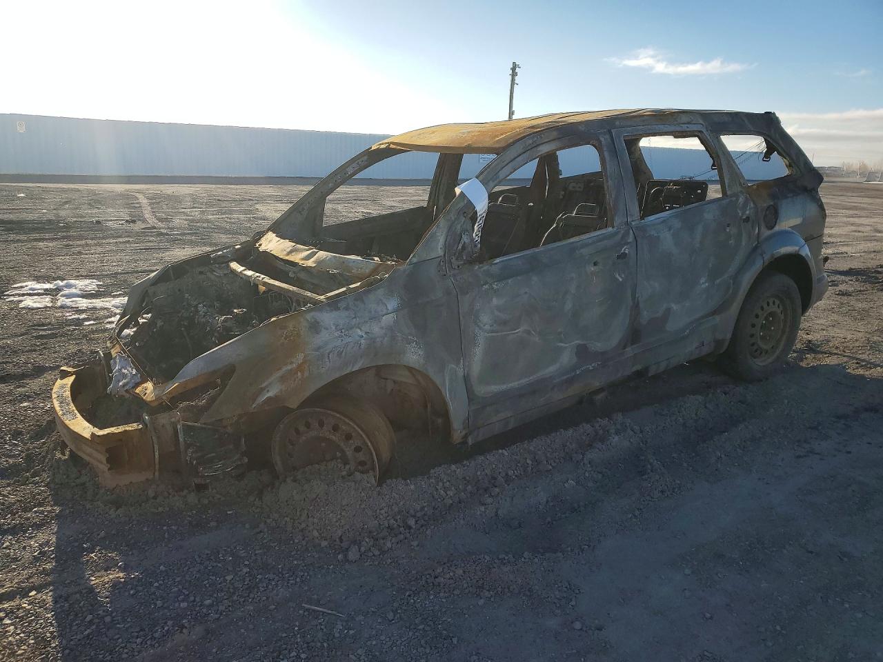 2013 Dodge Journey American Value, VIN 3C4PDCAB2DT501498 — Engine fire