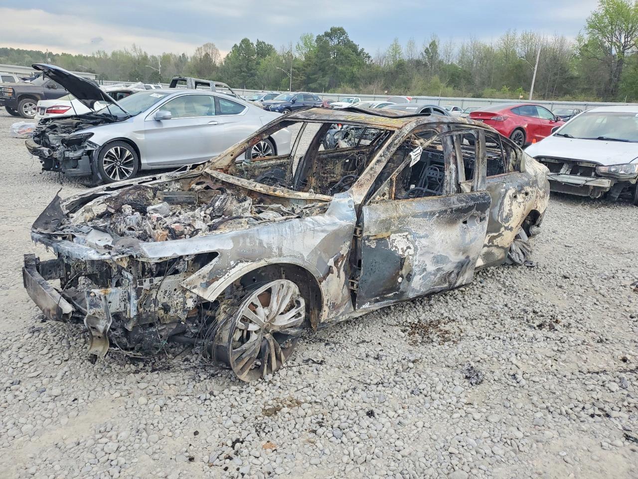 2018 Infiniti Q50 Sport, VIN JN1EV7AR5JM434618 — Burn