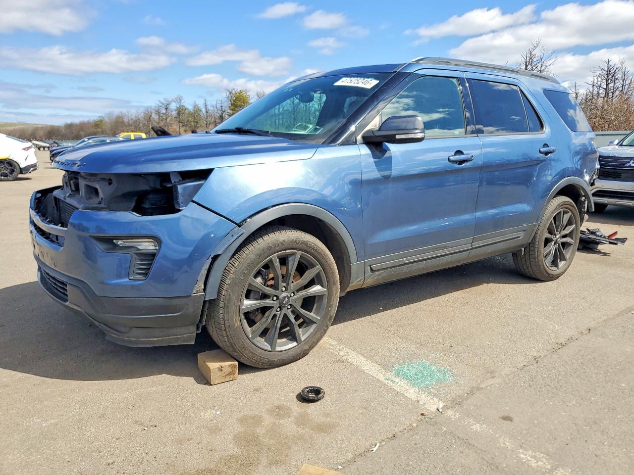2018 Ford Explorer XLT, VIN 1FM5K8DH3JGC46866 — Rear end