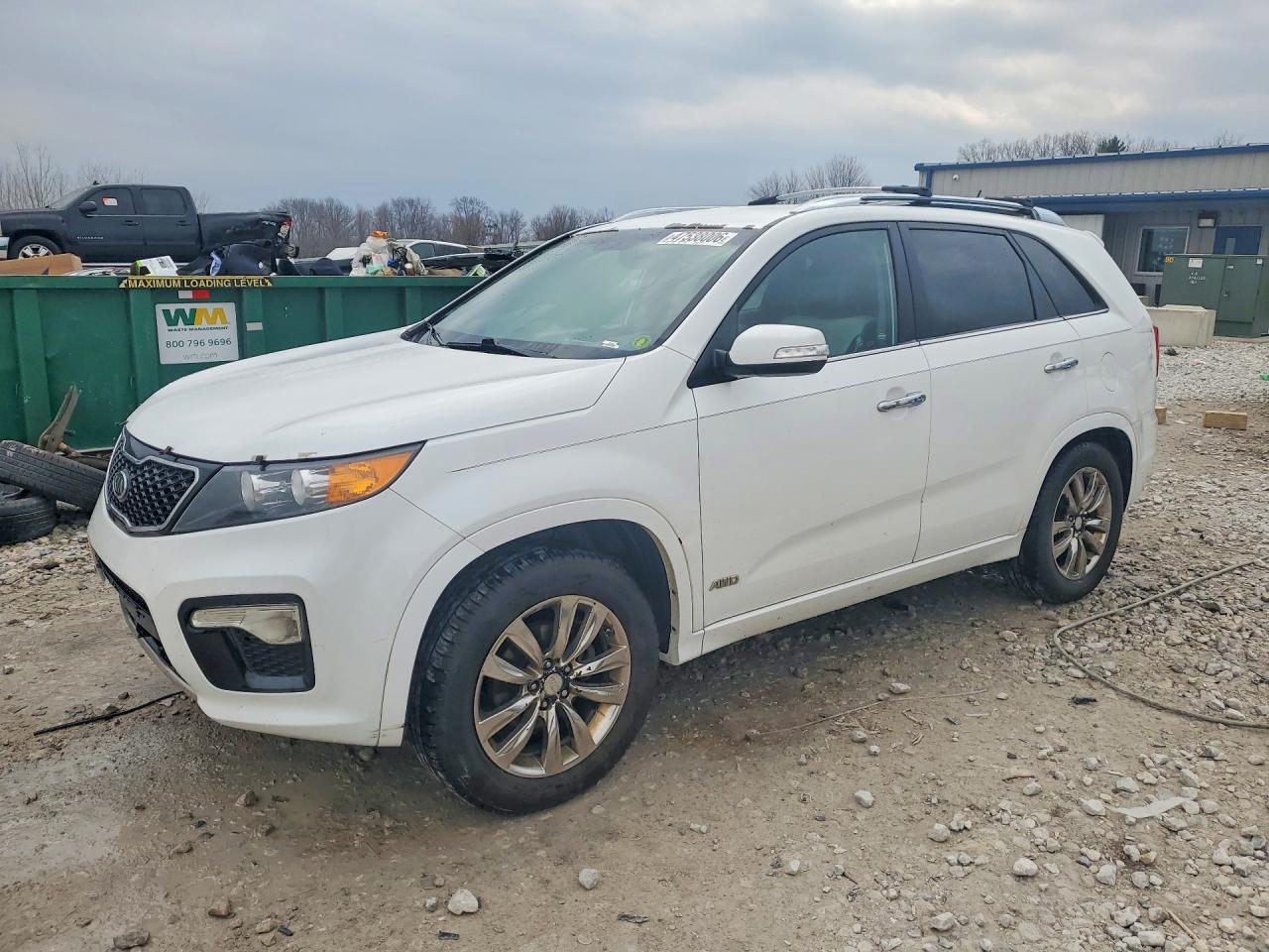 2013 Kia Sorento SX, VIN 5XYKWDA24DG387392 — Water / flood