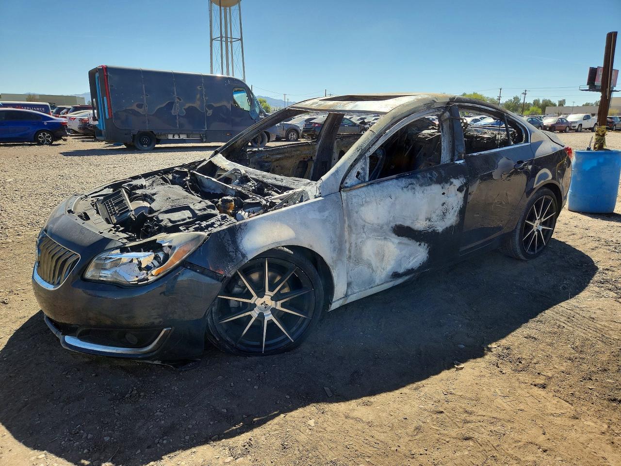 2016 Buick Regal, VIN 2G4GK5EX5G9198694 — Burn