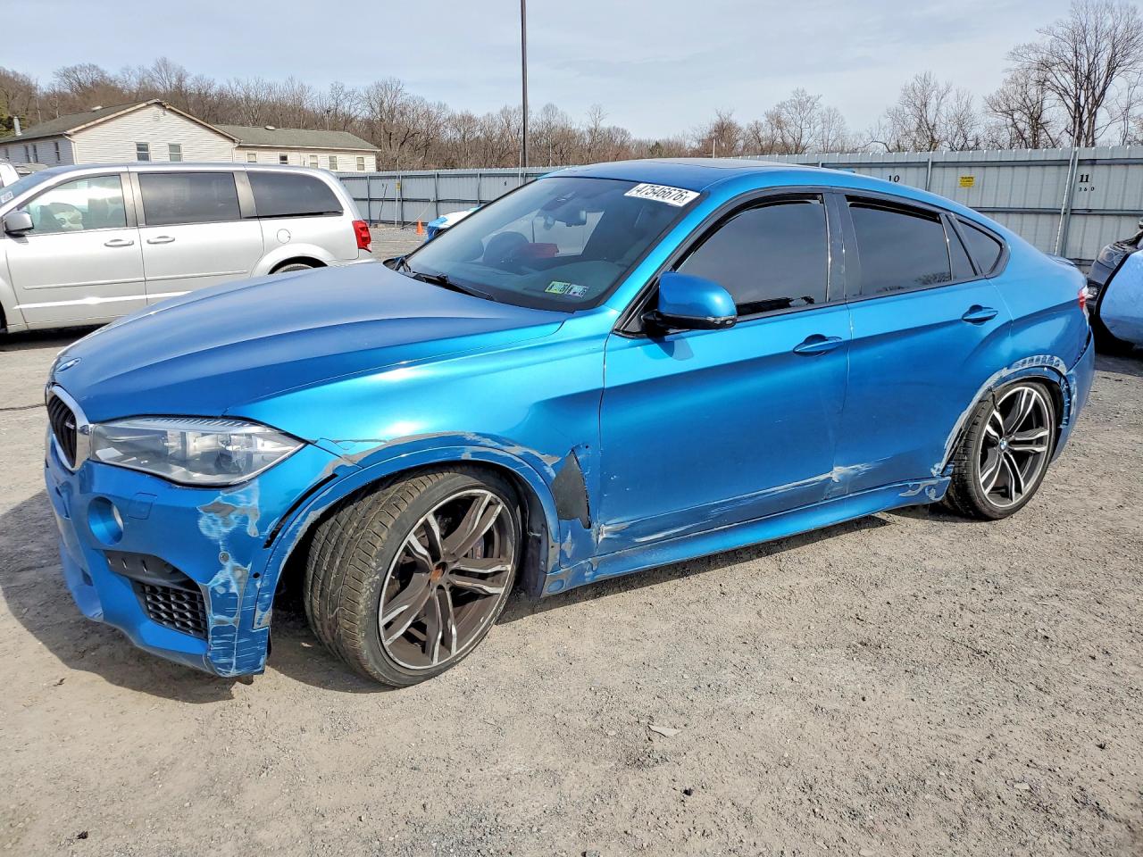 2017 BMW X6 M, VIN 5YMKW8C32H0U72179 — Front end