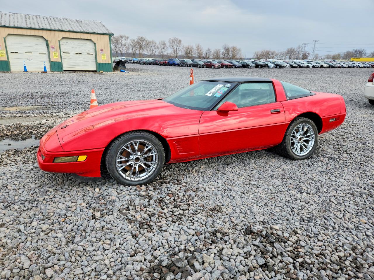 1996 Chevrolet Corvette, VIN 1G1YY22P3T5106623 — Frame damage