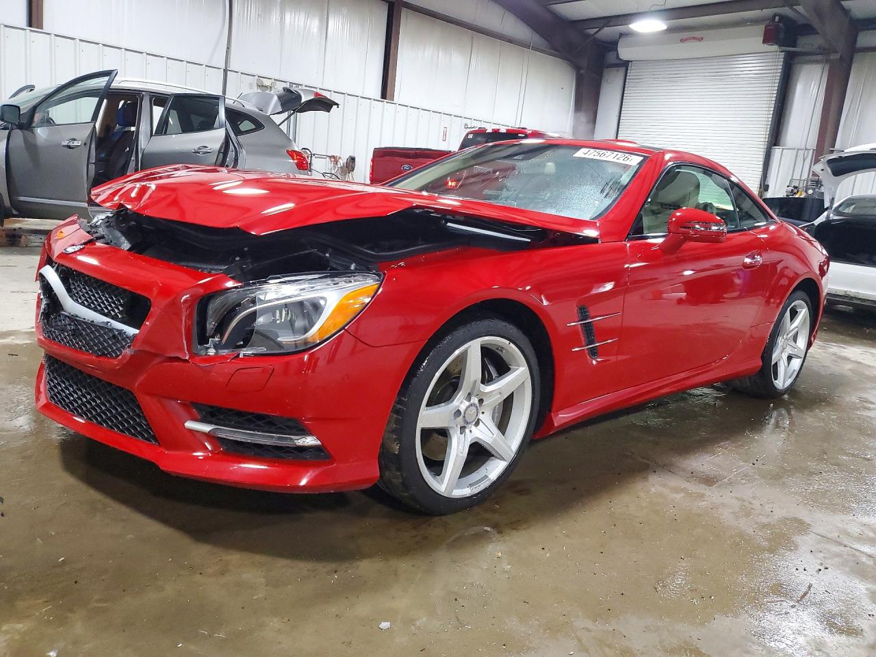2014 Mercedes-Benz SL 550, VIN WDDJK7DA7EF029743 — Front end