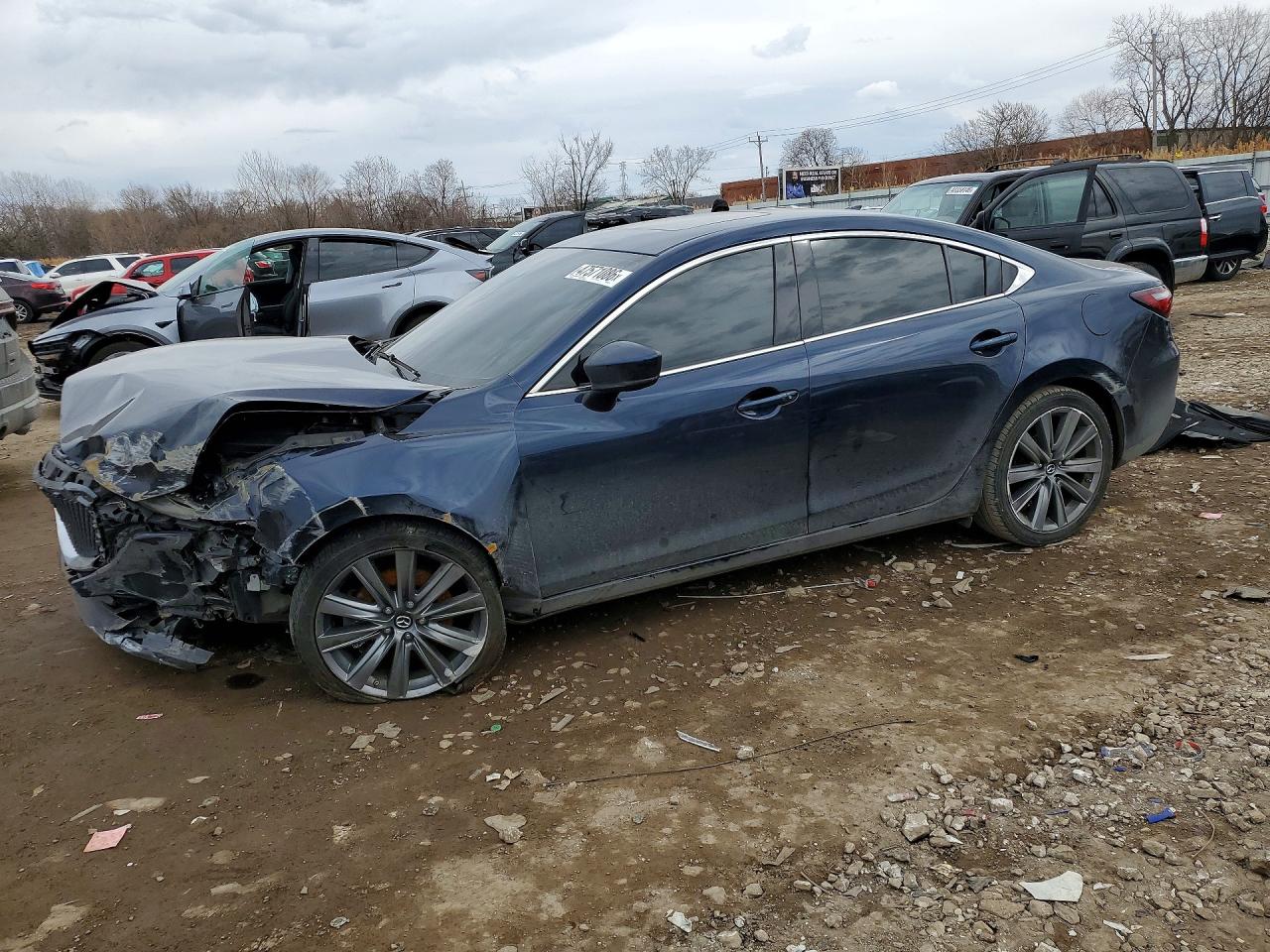 2019 Mazda 6 Grand Touring, VIN JM1GL1TY4K1502519 — Перед