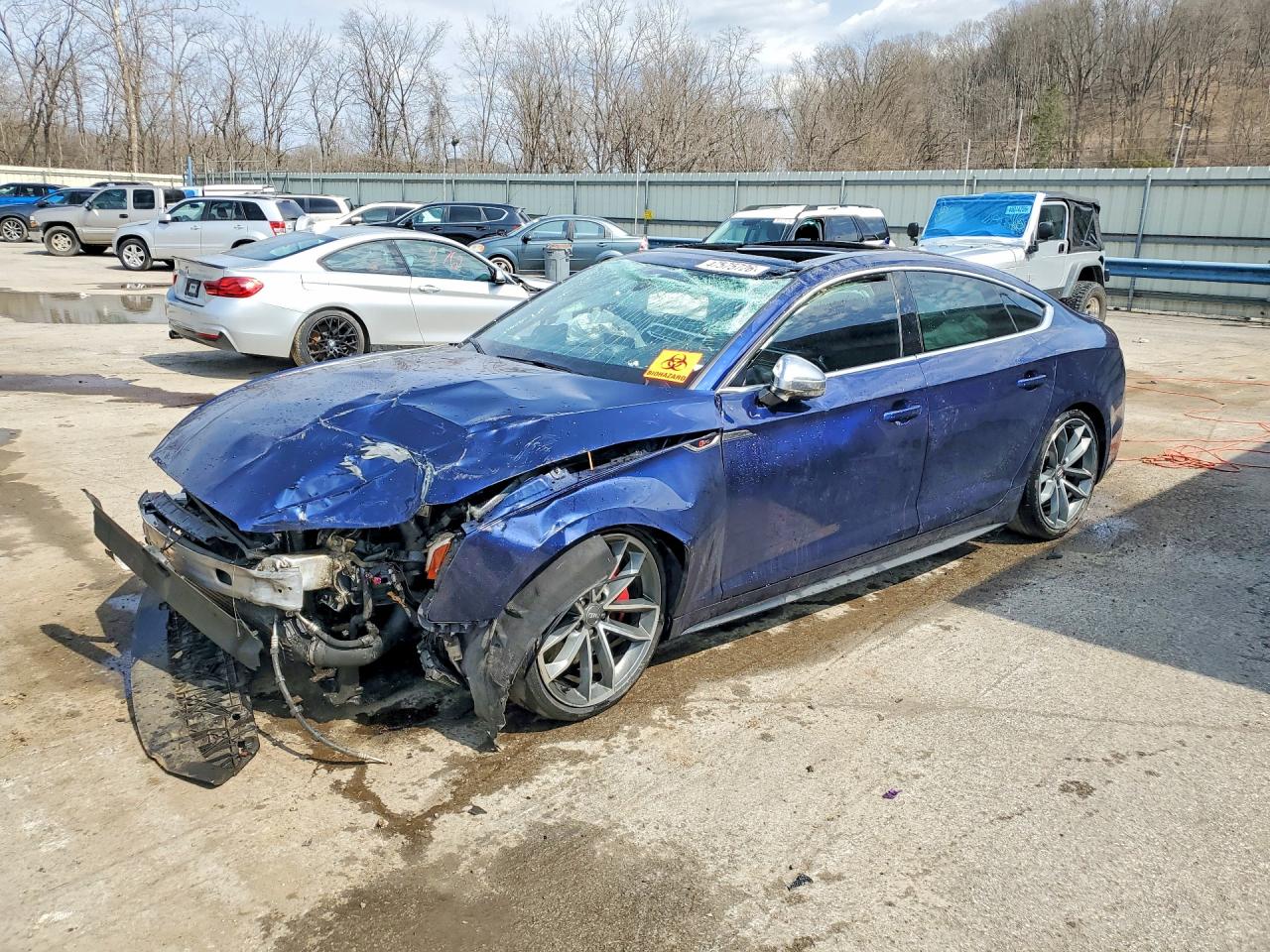2018 Audi S5 Sportback Premium Plus, VIN WAUB4CF54JA034470 — Rollover