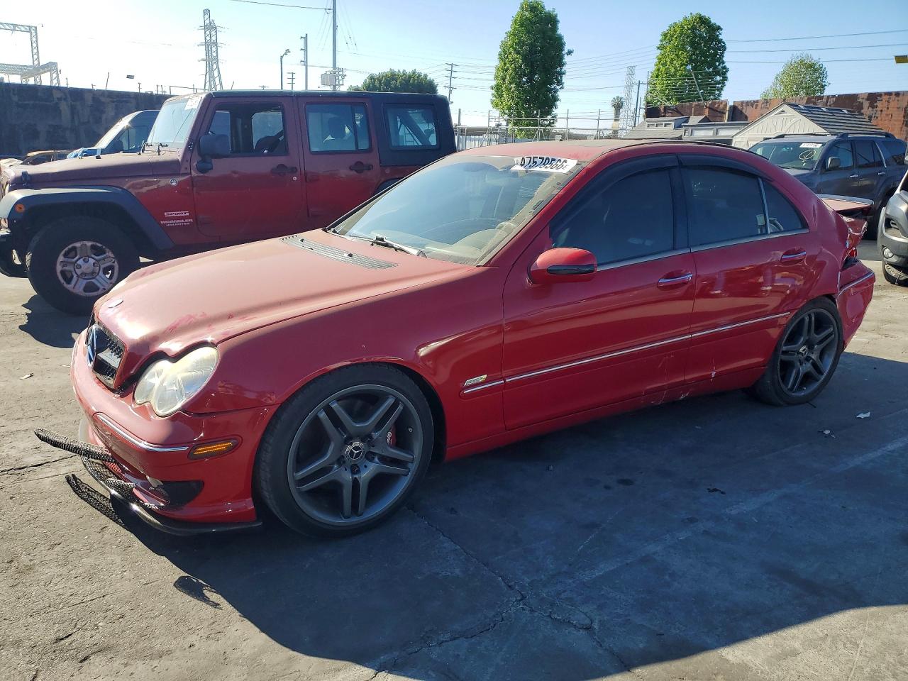 2001 Mercedes-Benz C 230/260/280/320, VIN WDBRF61J31F029389 — Rear end