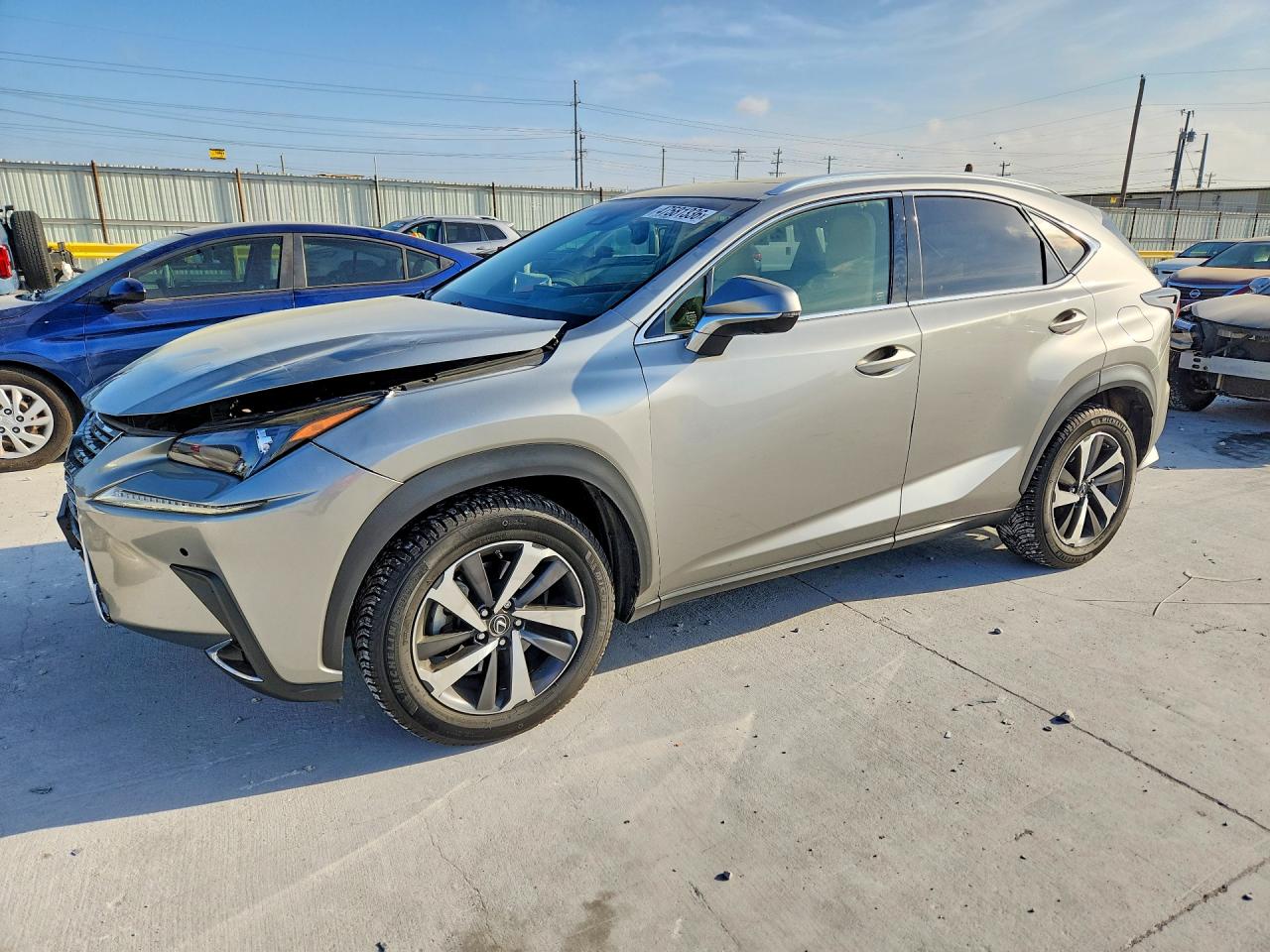2019 Lexus NX 300, VIN JTJYARBZ0K2146760 — Front end