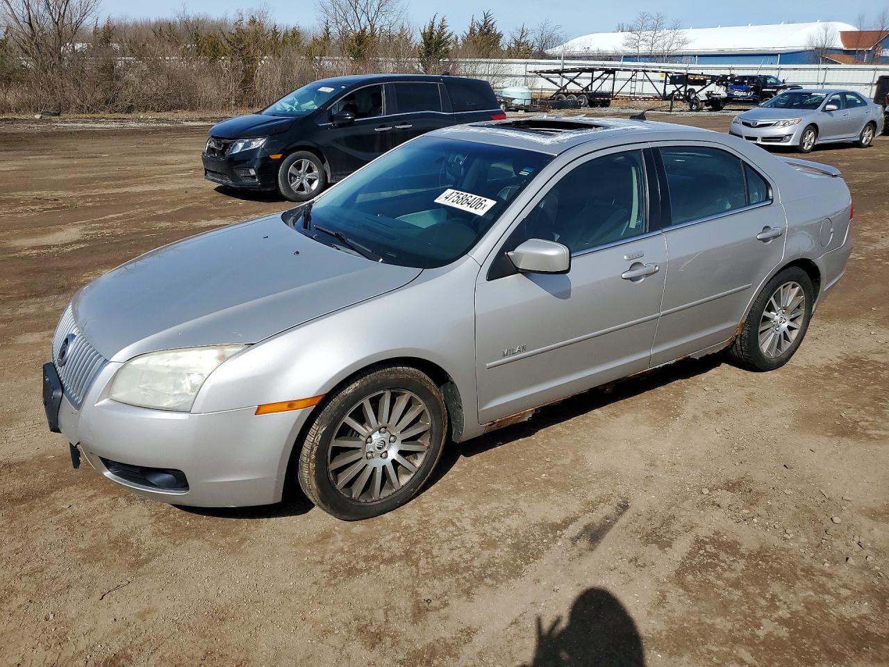 2008 Mercury Milan, VIN 3MEHM07Z48R614703 — Roof