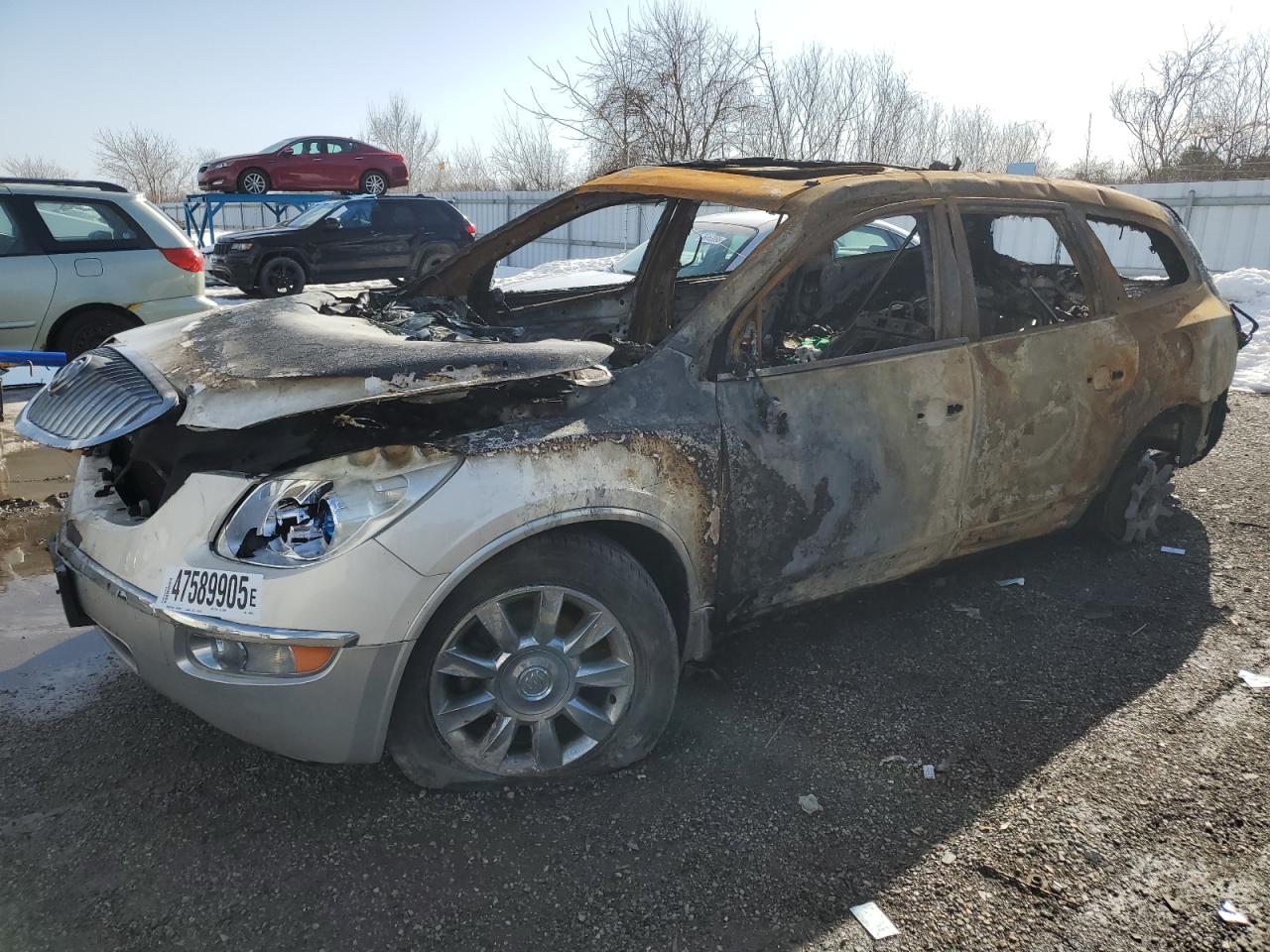 2012 Buick Enclave Premium, VIN 5GAKVDEDXCJ149772 — Vandalism