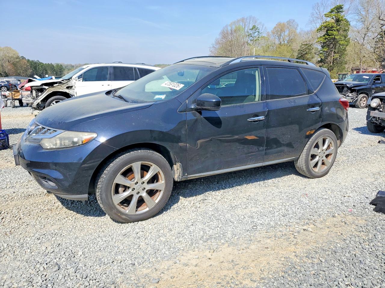 2012 Nissan Murano SV, VIN JN8AZ1MW8CW207076 — Ранее повреждён