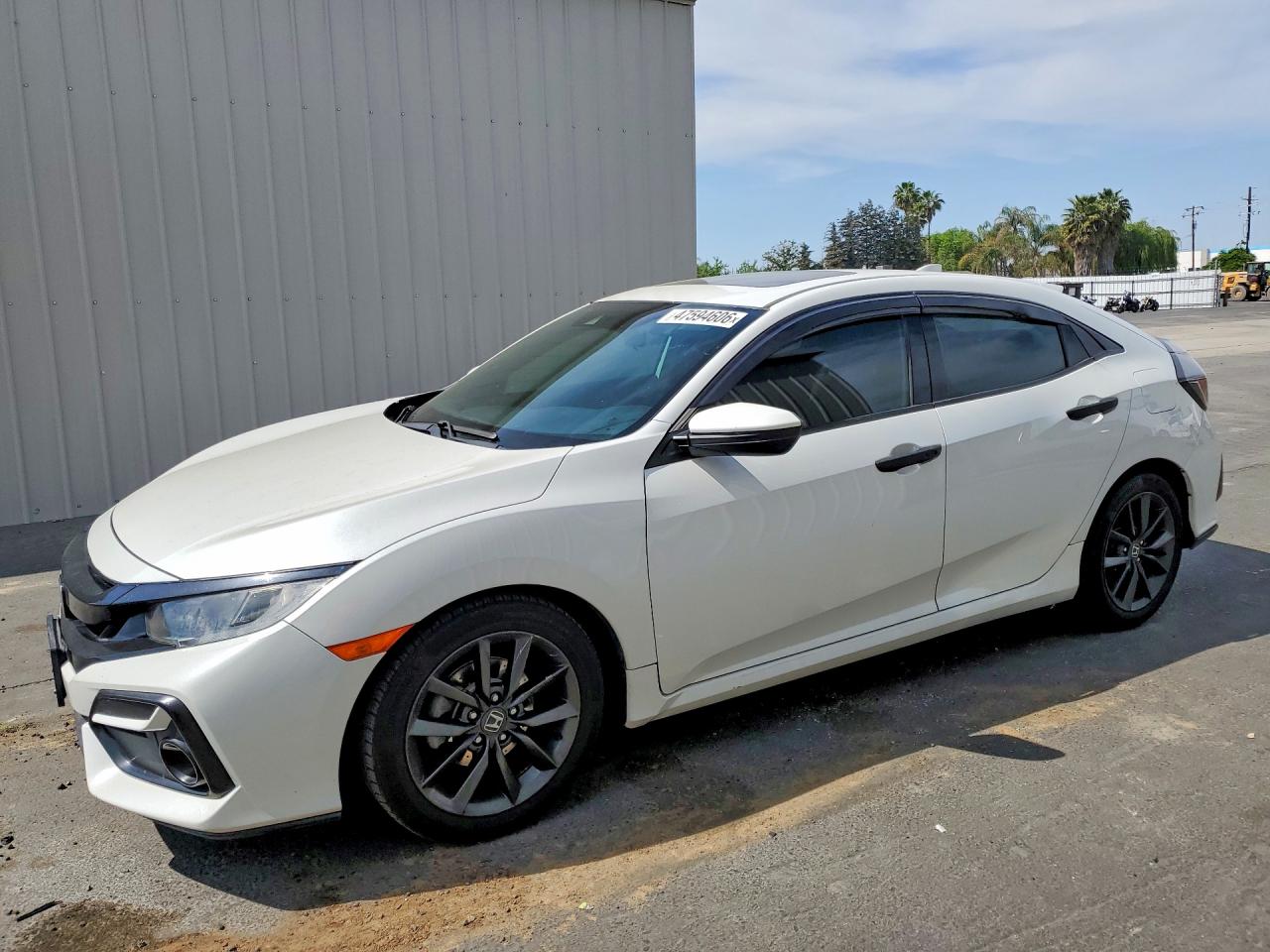 2020 Honda Civic EX, VIN SHHFK7H60LU202475 — Prior damage history