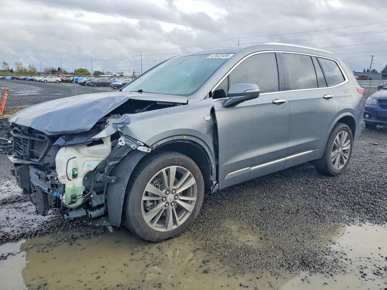 2022 Cadillac XT6 Premium Luxury, VIN 1GYKPDRS4NZ107677 — Front end