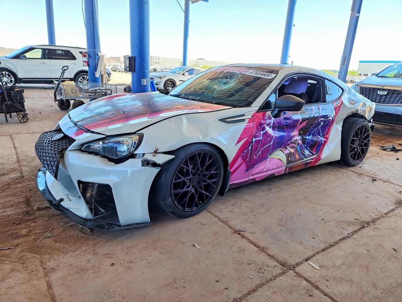2015 Subaru BRZ Limited, VIN JF1ZCAC19F8607376 — Side