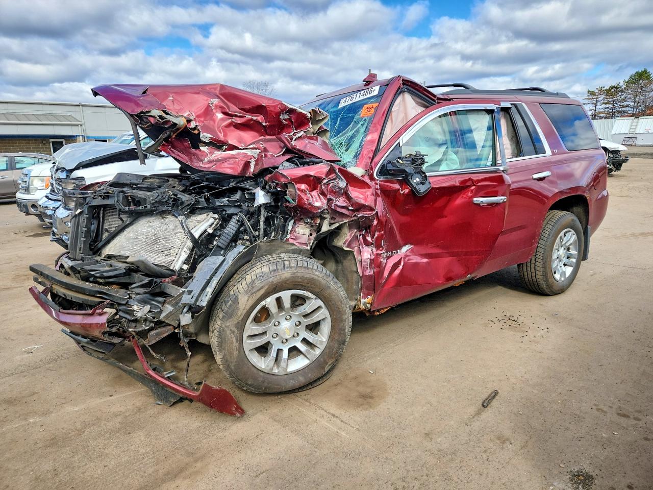 2016 Chevrolet Tahoe LT, VIN 1GNSKBKC9GR284120 — Biohazard / chemical