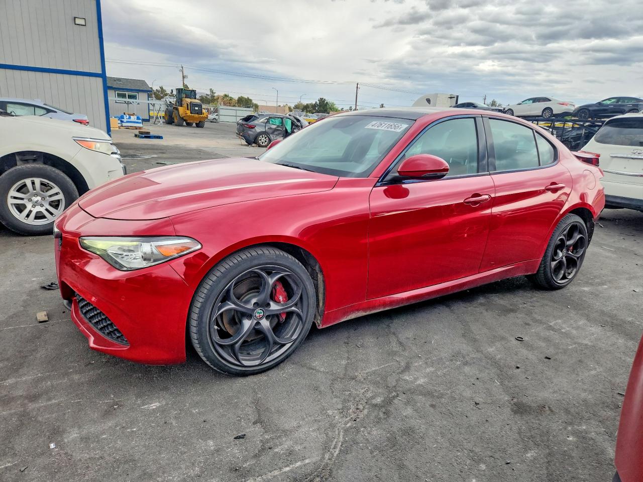 2018 Alfa Romeo Giulia Ti Sport, VIN ZARFAEEN4J7580652 — Зад