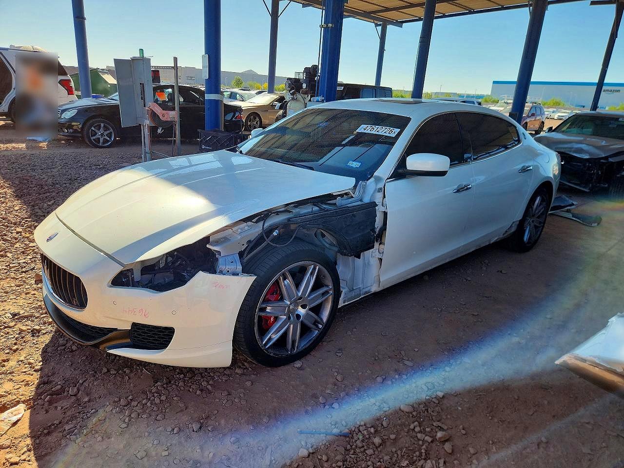2016 Maserati Quattroporte S, VIN ZAM56RPA4G1187198 — Front end