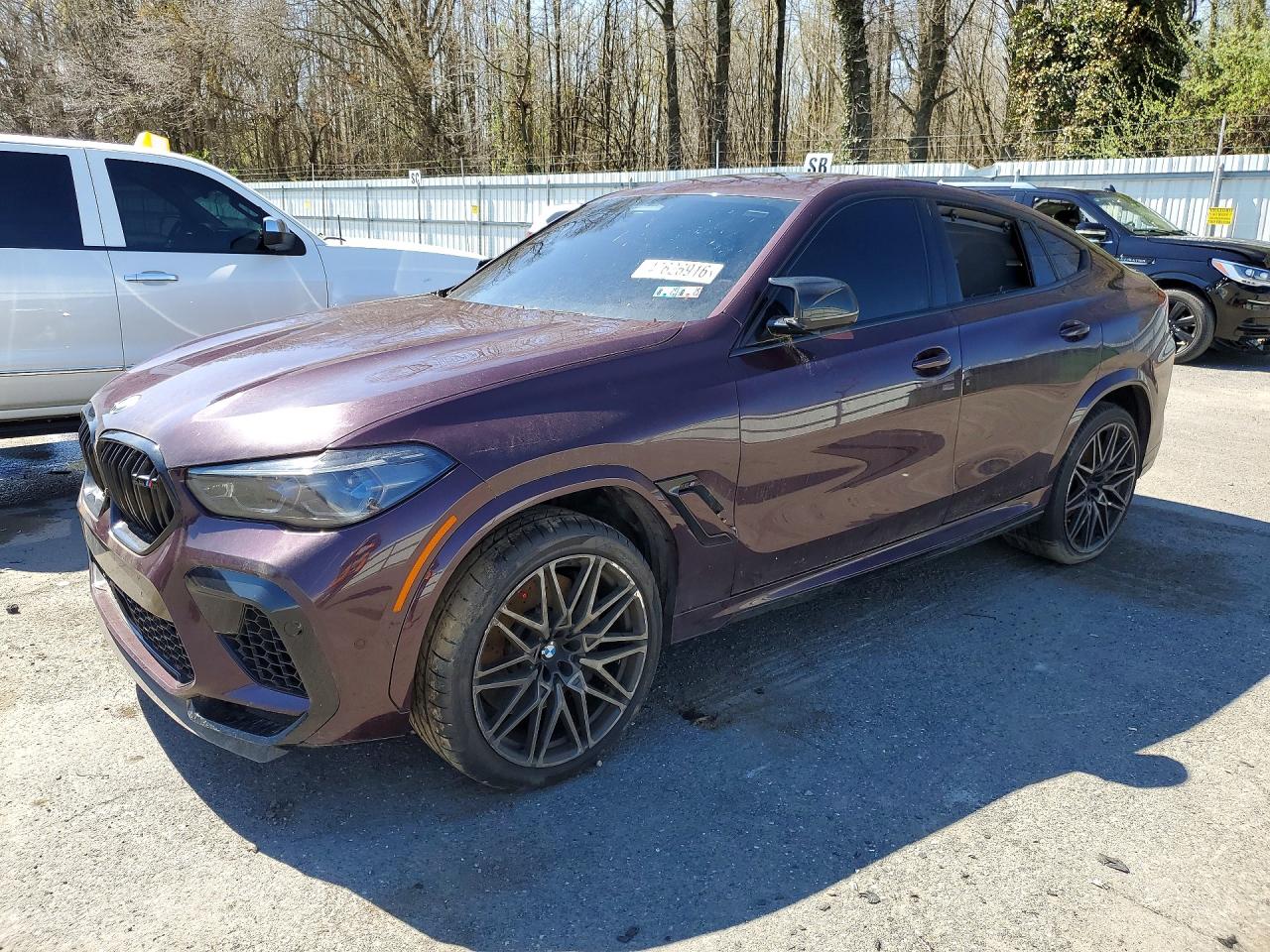 2022 BMW X6 M, VIN 5YMCY0C09N9N06597 — Side