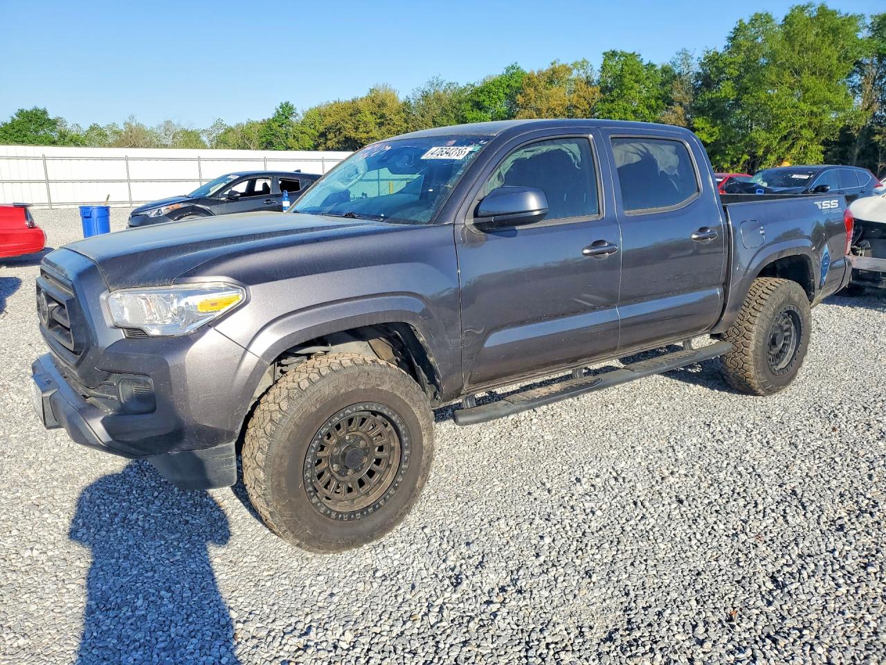 2021 Toyota Tacoma TRD Off Road, VIN 5TFCZ5AN3MX257967 — Undercarriage
