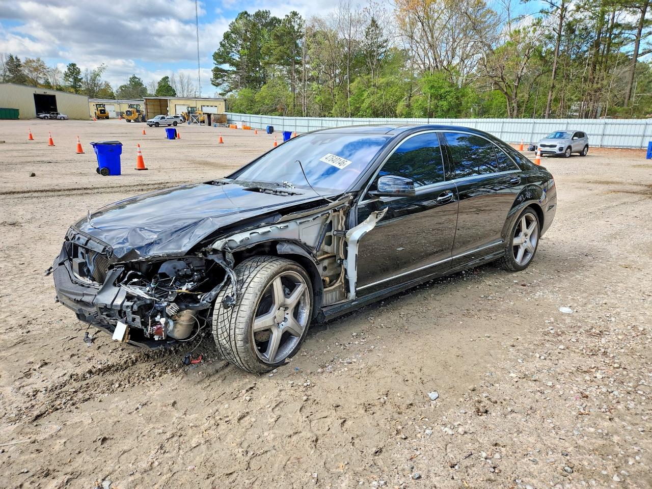 2010 Mercedes-Benz S 550, VIN WDDNG8GB4AA312511 — Front end