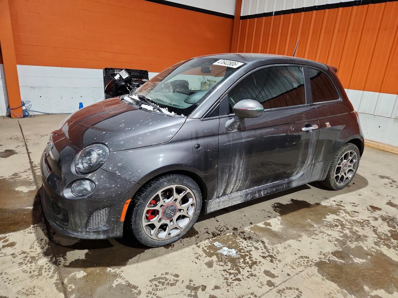 2015 FIAT 500 Abarth, VIN 3C3CFFFH3FT621888 — Normal wear