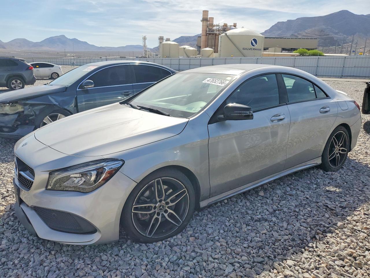 2018 Mercedes-Benz CLA 250, VIN WDDSJ4EB1JN566718 — Undercarriage