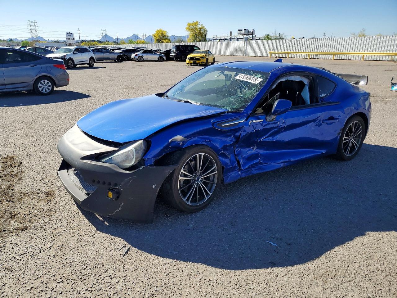 2015 Subaru BRZ Limited, VIN JF1ZCAC12F9600053 — Side