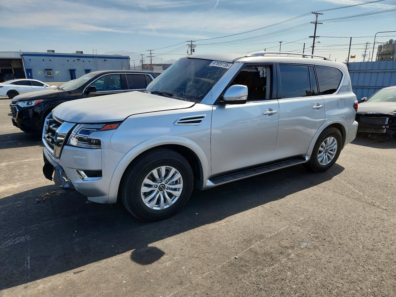 2024 Nissan Armada SV, VIN JN8AY2AC4R9196555 — Rollover