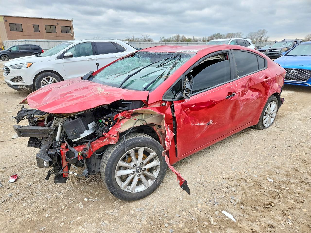 2017 Kia Forte S, VIN 3KPFL4A79HE107278 — Rollover