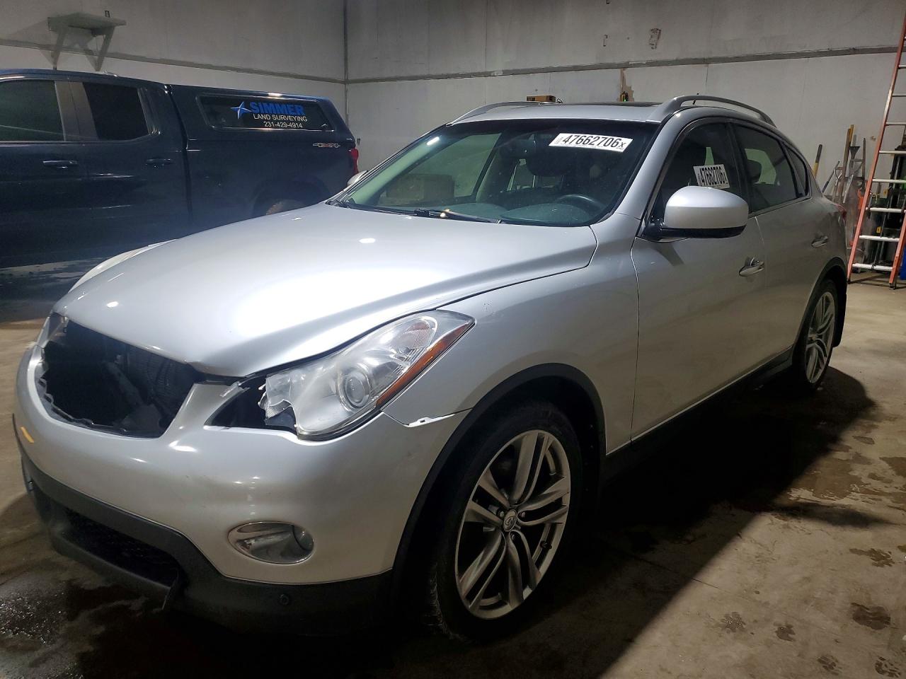 2013 Infiniti EX Journey, VIN JN1BJ0HR6DM481026 — Front end