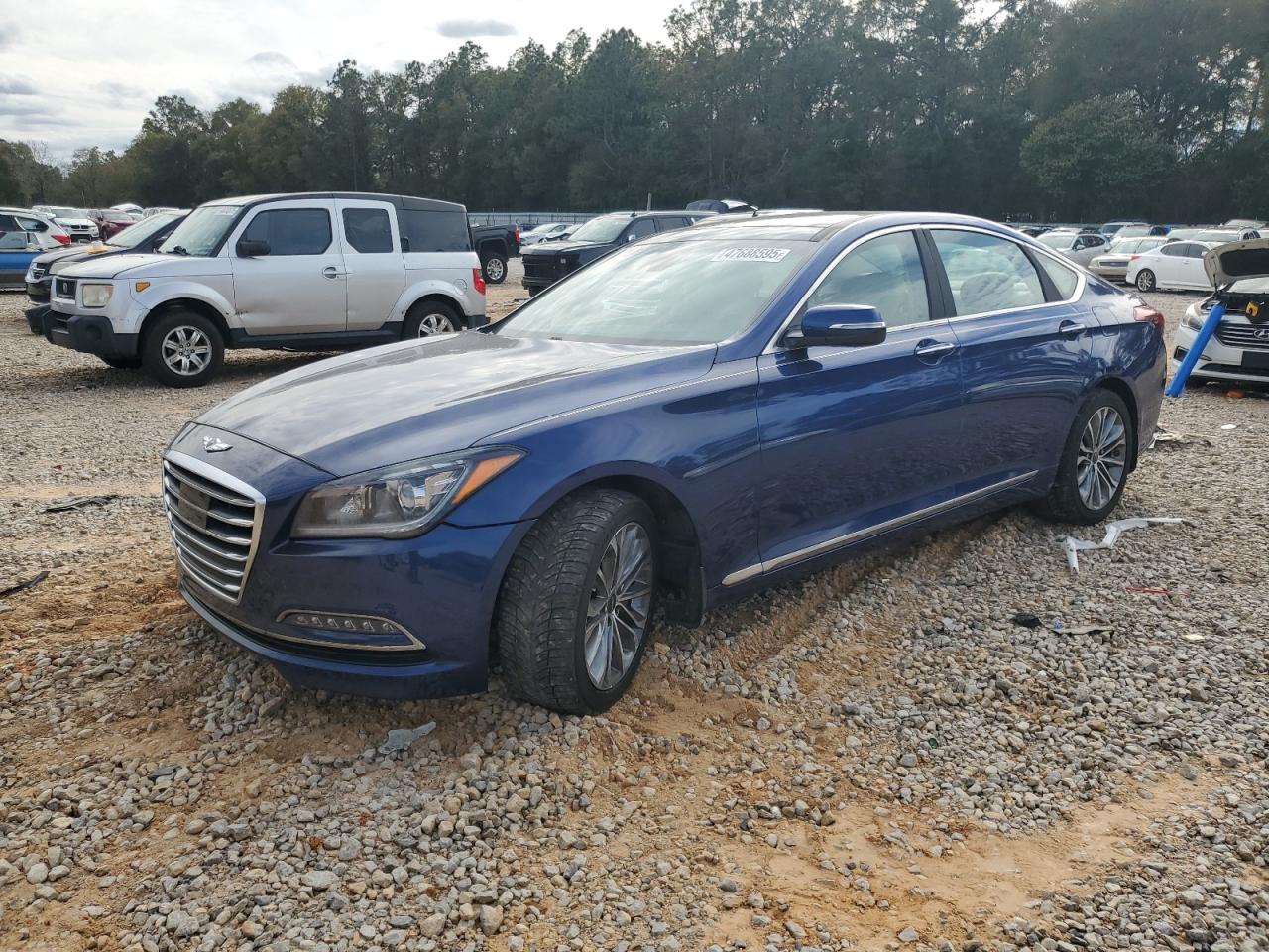 2017 Genesis G80 3.8L, VIN KMHGN4JE4HU188961 — All over