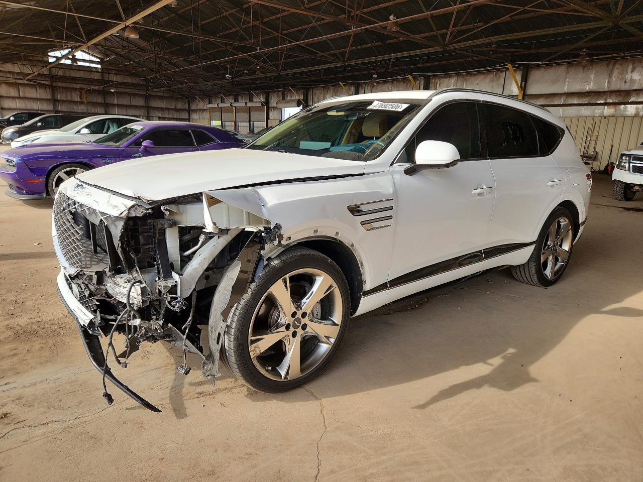 2023 Genesis GV80, VIN KMUHCESC5PU123971 — Front end