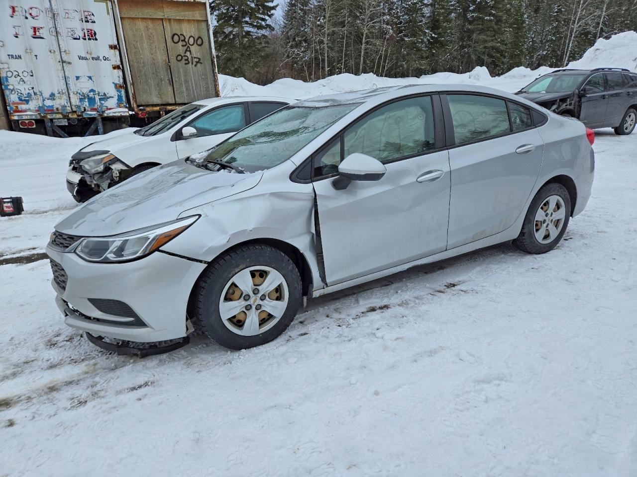 2018 Chevrolet Cruze L, VIN 1G1BA5SM7J7117756 — Rollover