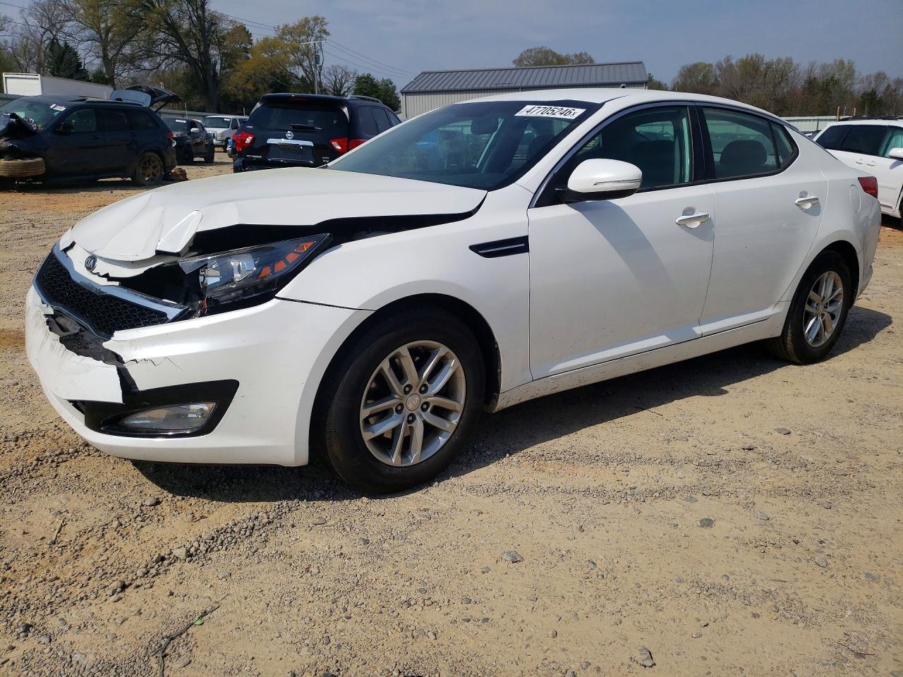 2013 Kia Optima LX, VIN 5XXGM4A77DG176277 — Front end