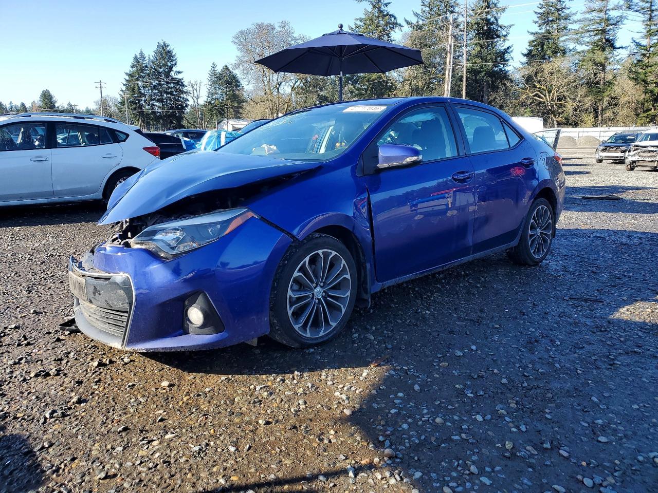 2015 Toyota Corolla S Plus, VIN 2T1BURHE8FC426163 — Front end