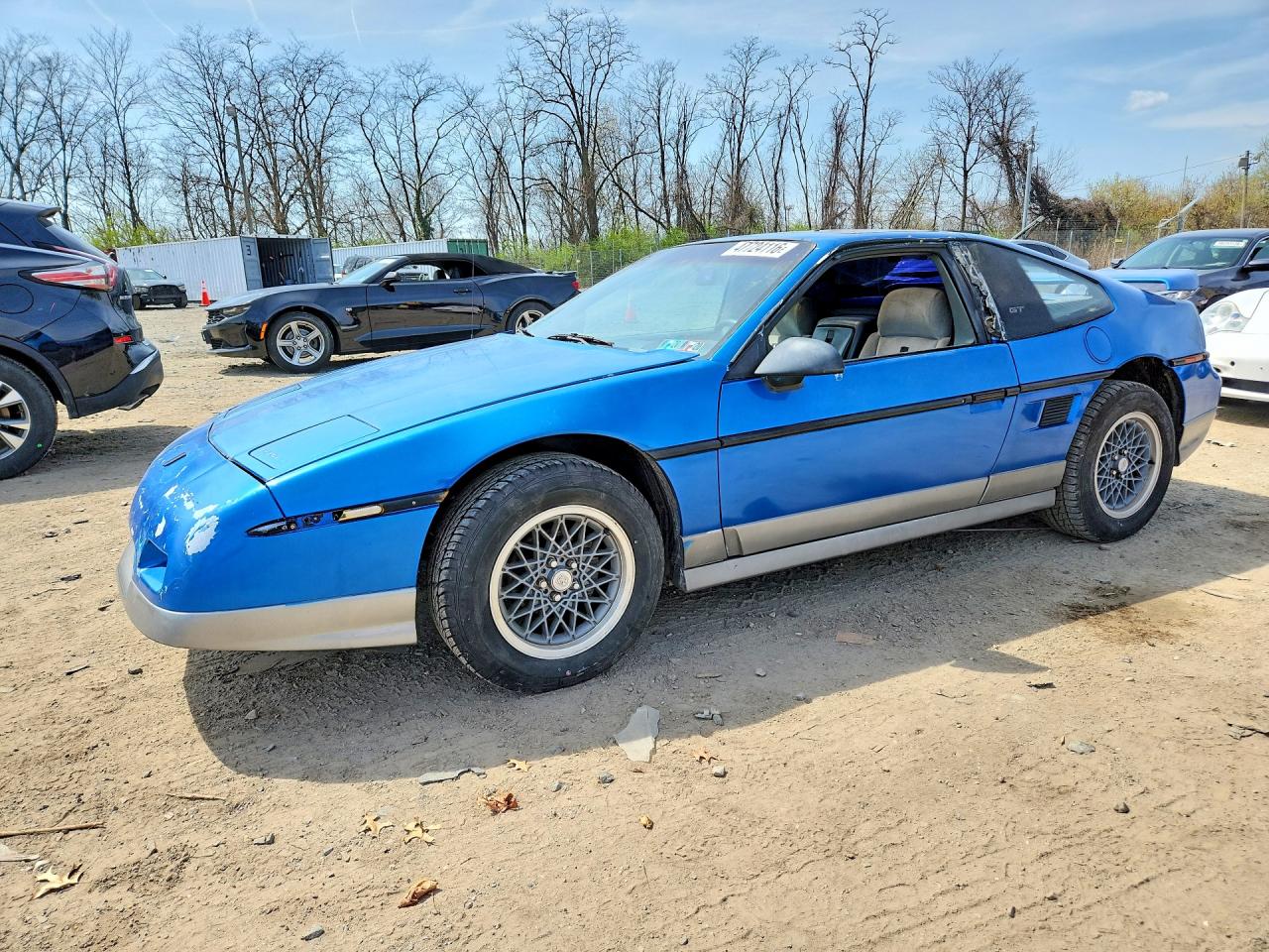 1987 Pontiac Fiero GT, VIN 1G2PG1193HP231186 — Vandalism