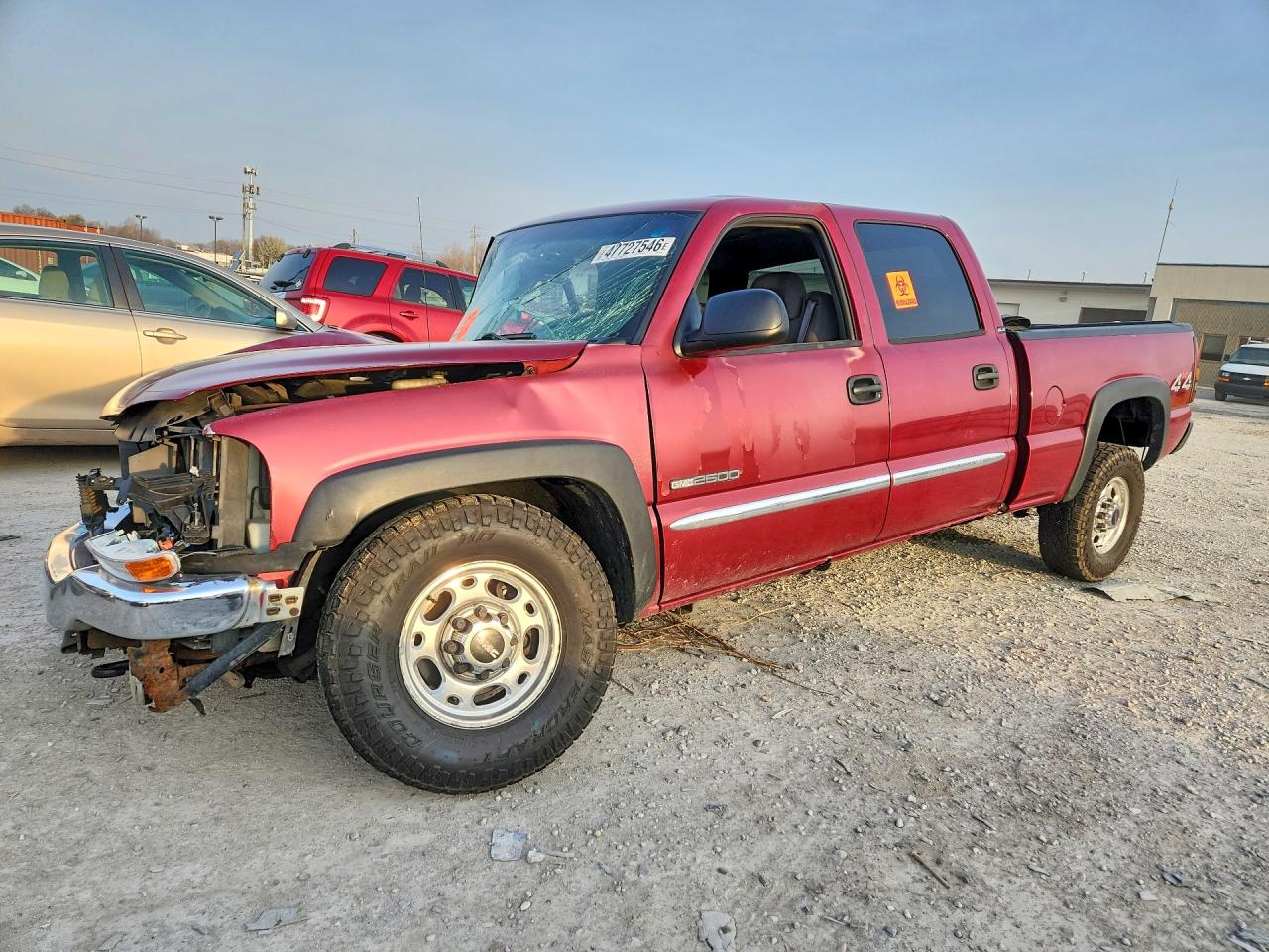 2004 GMC Sierra 2500 SLT, VIN 1GTGK23U94F118134 — Front end