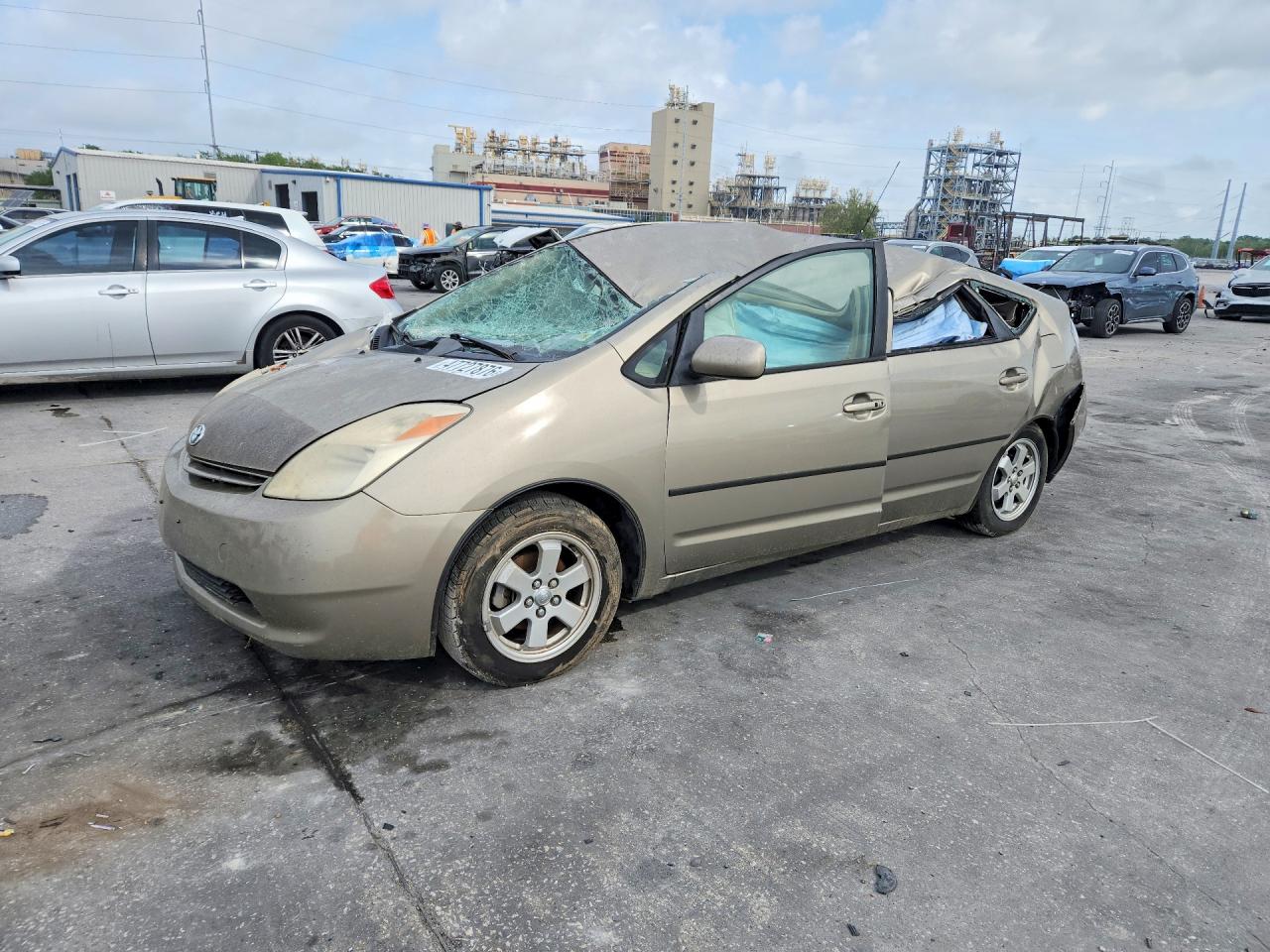 2005 Toyota Prius, VIN JTDKB20U253057386 — Roof