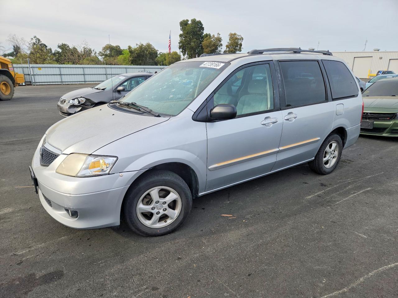 2002 Mazda MPV LX, VIN JM3LW28J020315671 — Vandalism