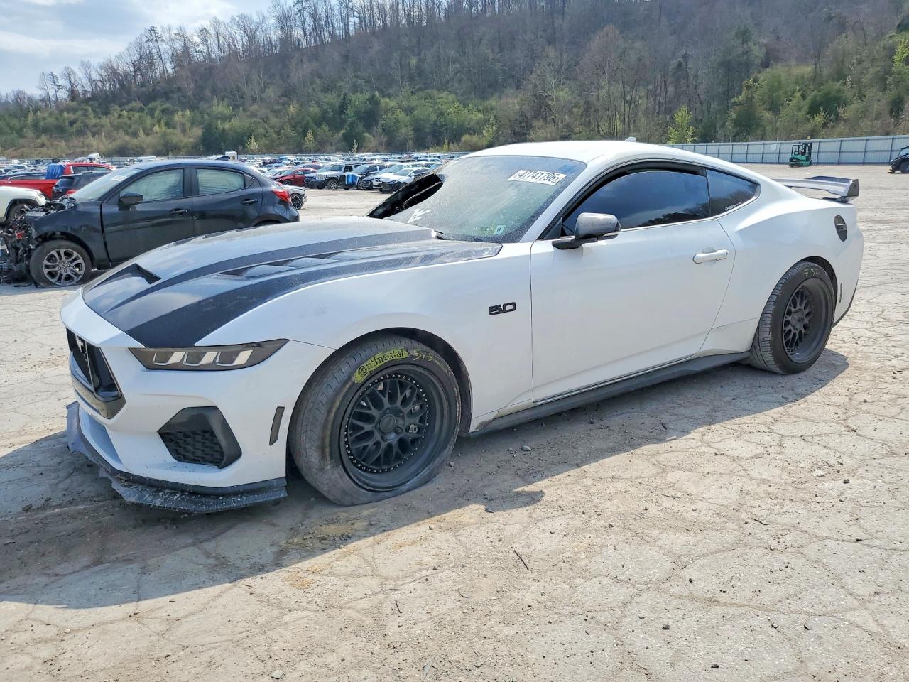 2024 Ford Mustang GT, VIN 1FA6P8CF9R5435464 — Interior fire