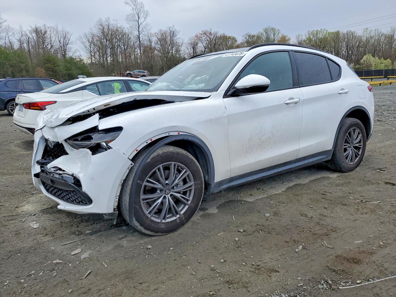 2023 Alfa Romeo Stelvio Sprint, VIN ZASPAKAN5P7D58169 — Front end
