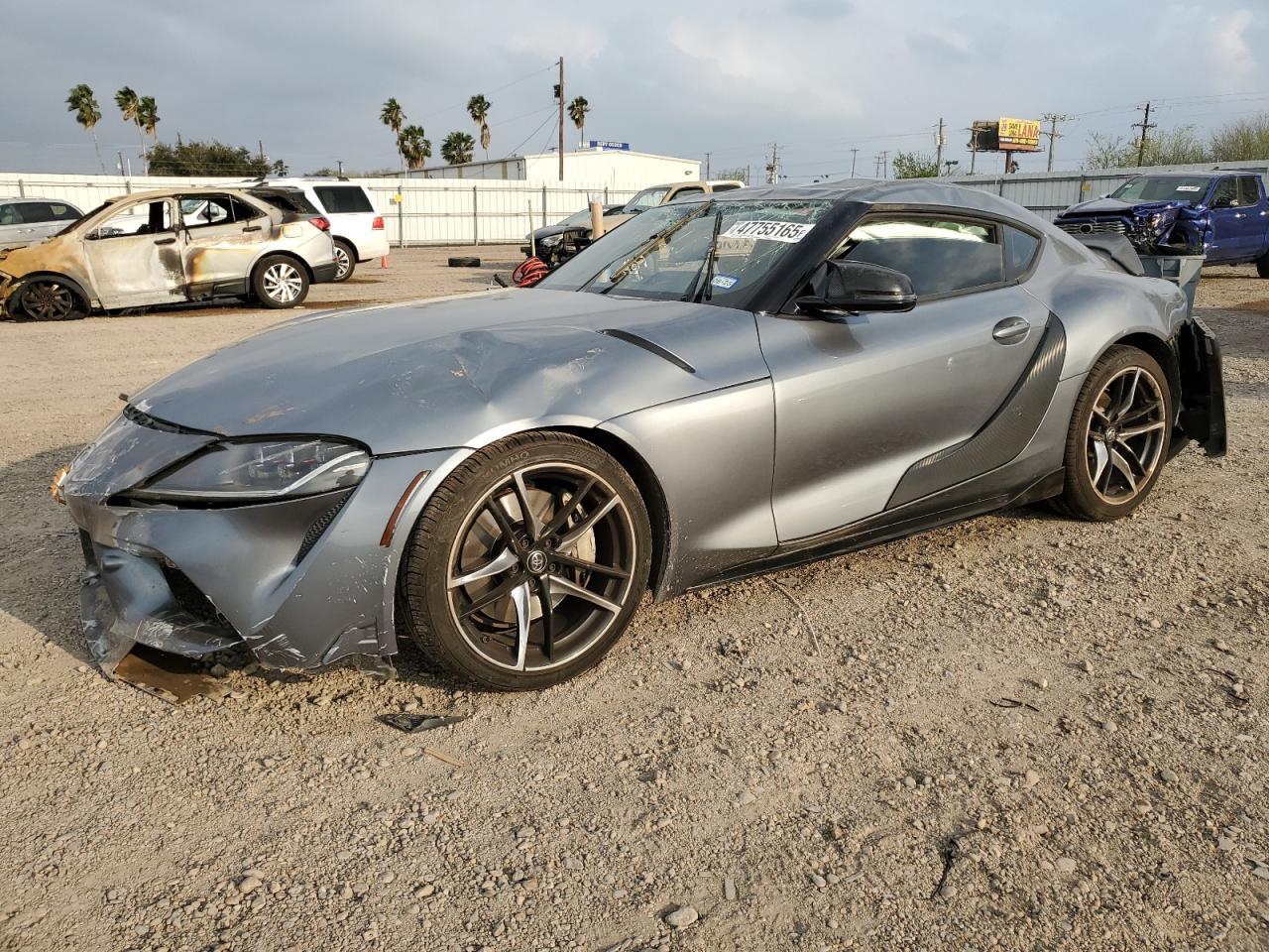 2021 Toyota Supra 3.0, VIN WZ1DB0C00MW045841 — Rollover