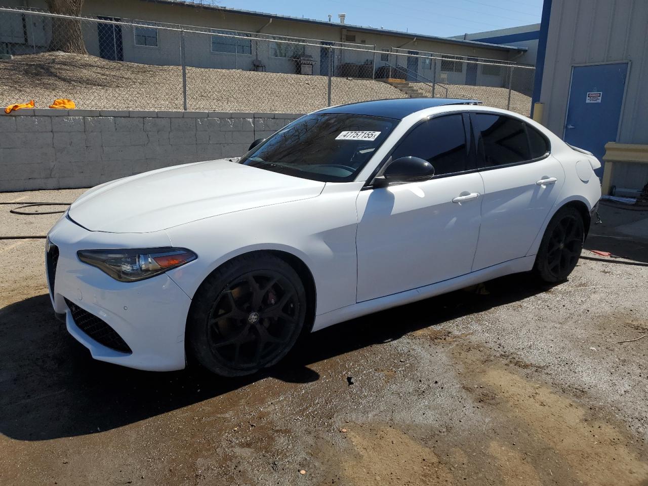2020 Alfa Romeo Giulia, VIN ZARFAMAN1L7634962 — Rear end