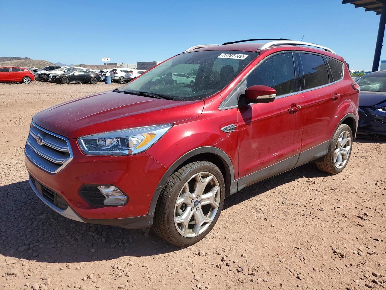 2018 Ford Escape Titanium, VIN 1FMCU0J90JUD22173 — Undercarriage