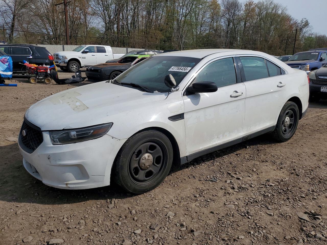 2017 Ford Police Interceptor, VIN 1FAHP2L80HG133782 — Rear end