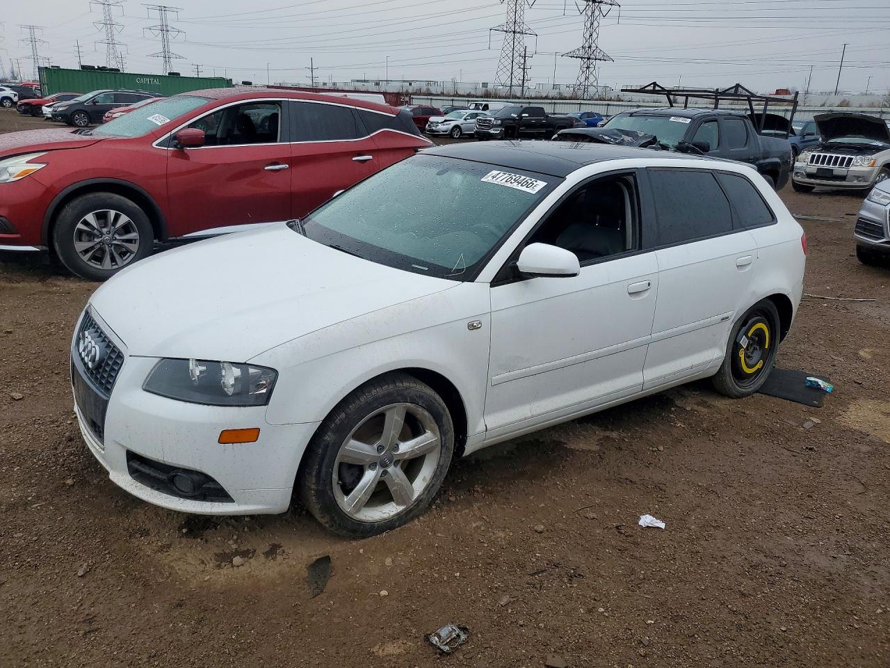 2008 Audi A3, VIN WAUHF78P38A164180 — Бок
